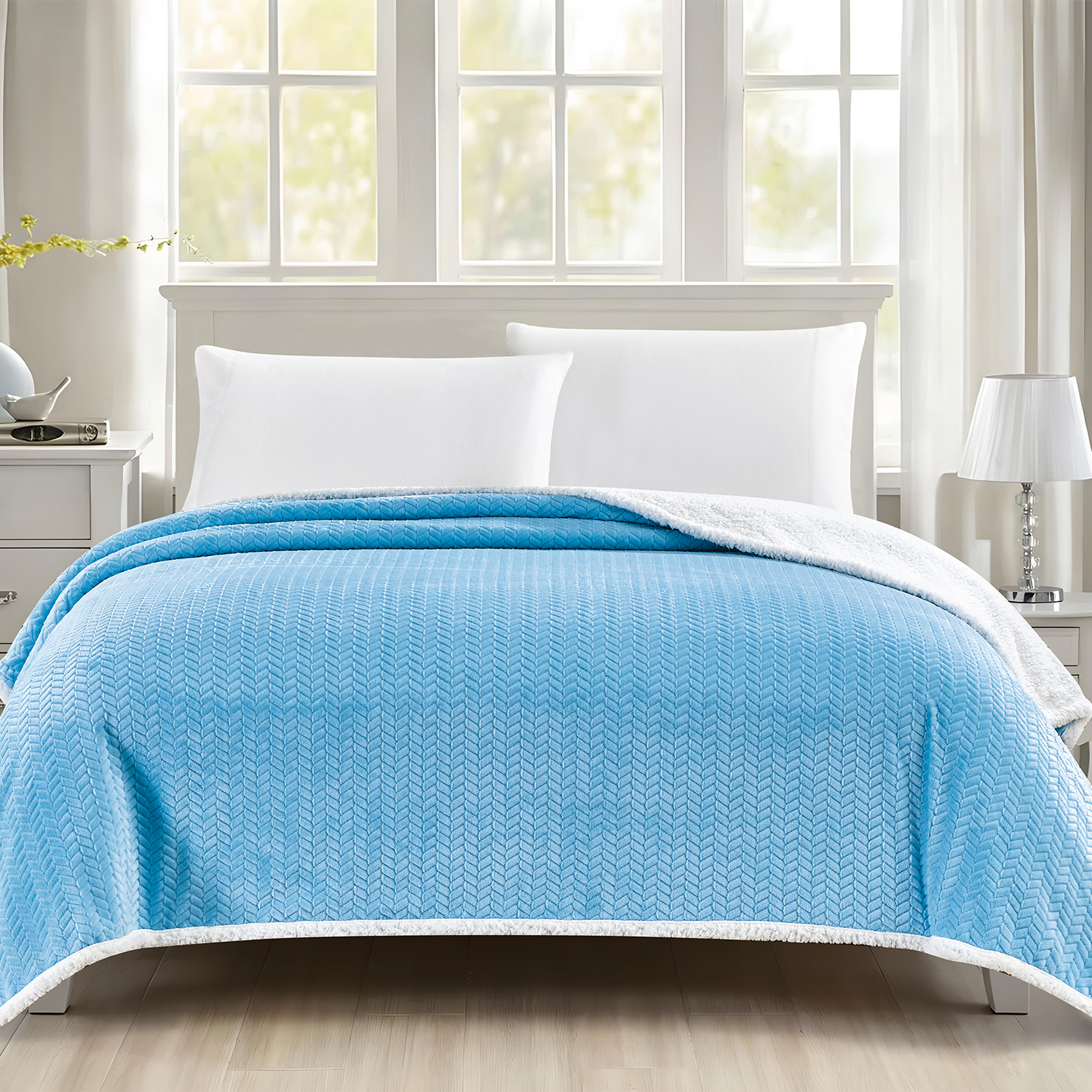 Jacquard Micro Plush Blanket - Gallery 3