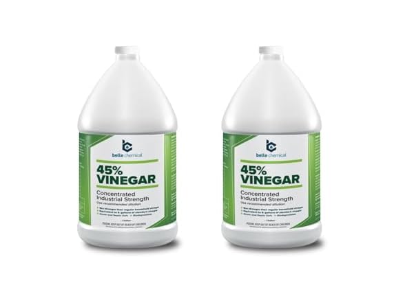 45% Pure Vinegar - Concentrated Industrial Grade 2-Gal