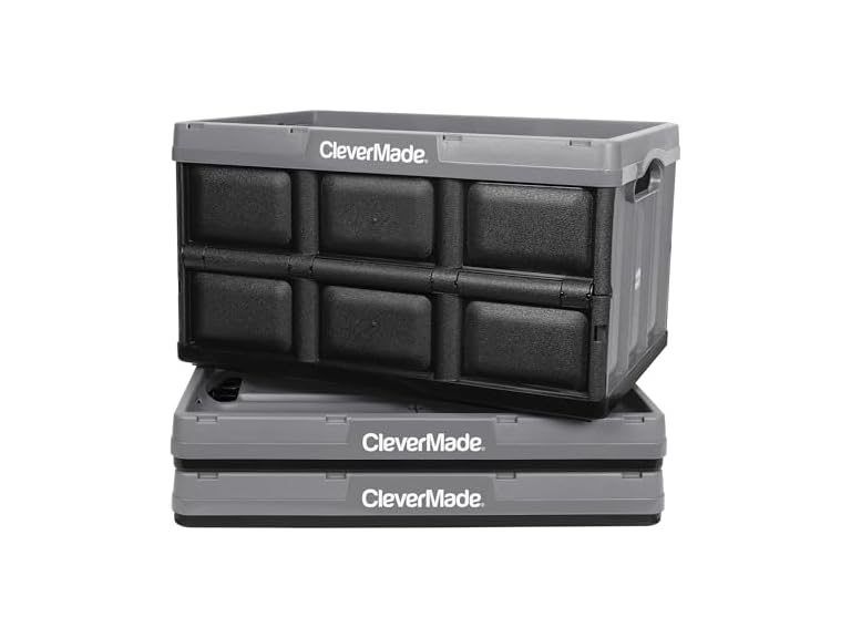 CleverMade 8531843-AAU3PK Collapsible Storage Bin (100% 