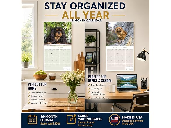 Cavalier Calendar 2026 2027, 16-Month Cavalie