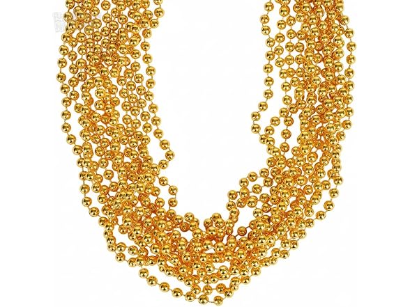 33 in 7mm Gold Beads DZ - Gallery 3