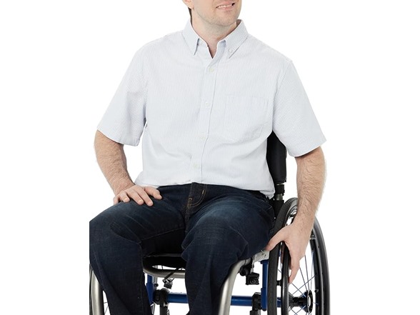 Powder Blue Vertical Stripe