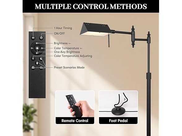 Bairth Dimmable Pharmacy Floor Lamp