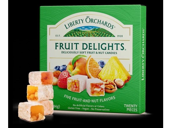 (5 Pack) Liberty Orchard Soft Fruit & Nut Candies Gift Set