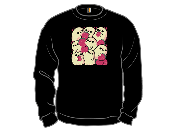 Spooky Cute Ghosts with Strawberries