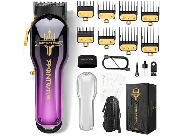 SUPRENT PRO Professional Hair Clippers for Men