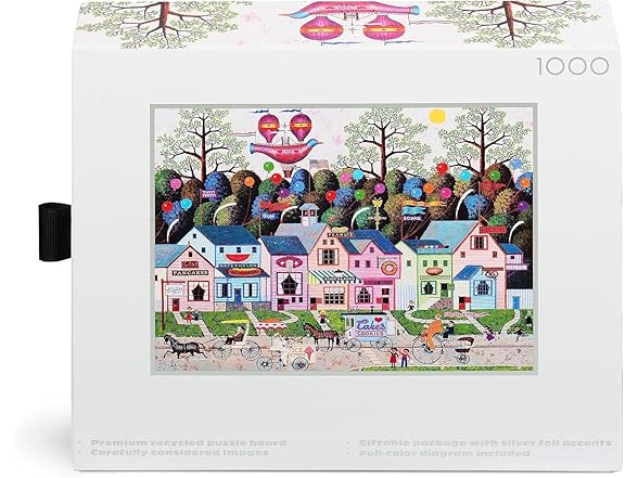 Charles Wysocki - Confection Street - 1000 Piece Jigsaw Puzzle
