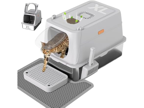 Anywish Steel Cat Litter Box XL