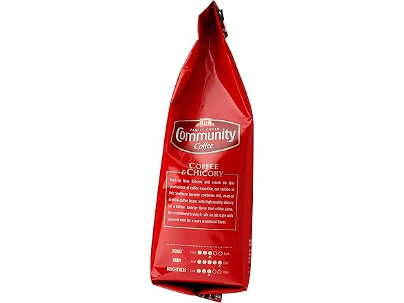 Community Coffee, Coffee and Chicory, 12oz Bag