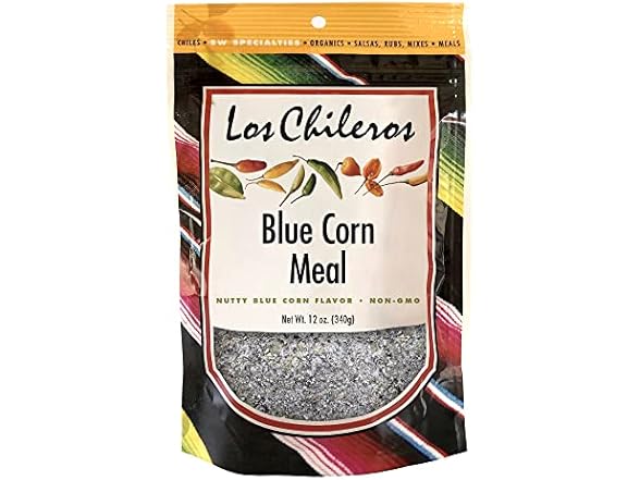 Los Chileros Blue Corn Meal 12oz