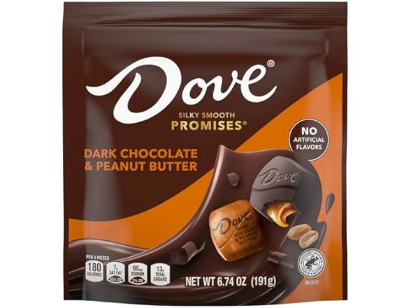 Dove Dark Chocolate PB Hearts 6.74oz