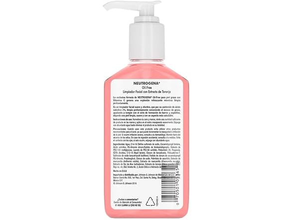 Neutrogena Pink Grapefruit Acne Wash 6oz