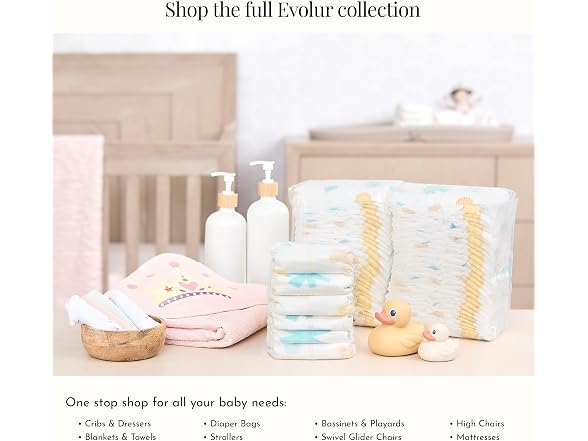 Evolur Snuggle Bum Baby Diapers Size 3 184 Count
