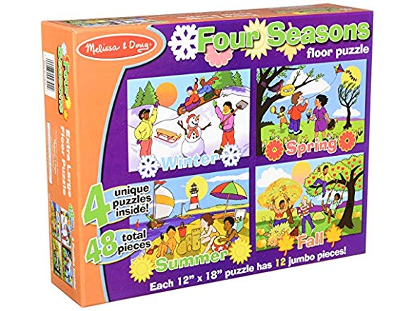 Melissa Doug 4 Seasons Floor Puzzles