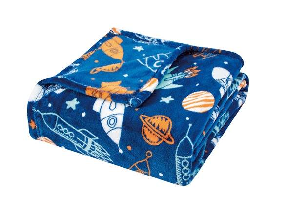 2Pk Printed Throw Blanket 50x70"