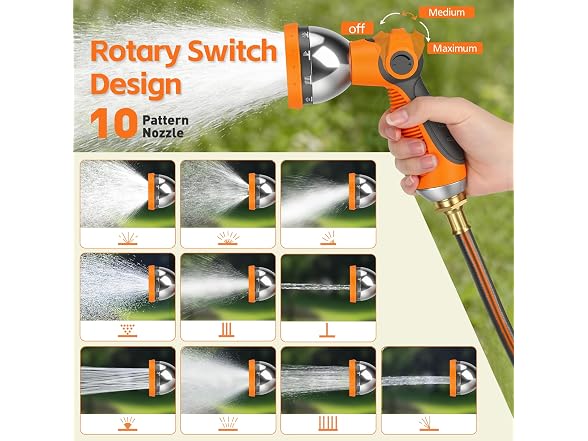 Entgard Retractable Garden Hose Reel 100FT
