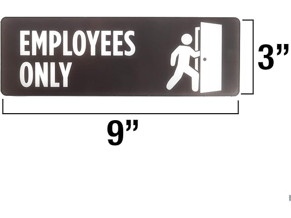Employees Only Sign