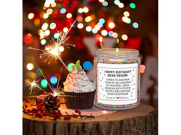 Happy Birthday Vanilla Candle 3-Pack
