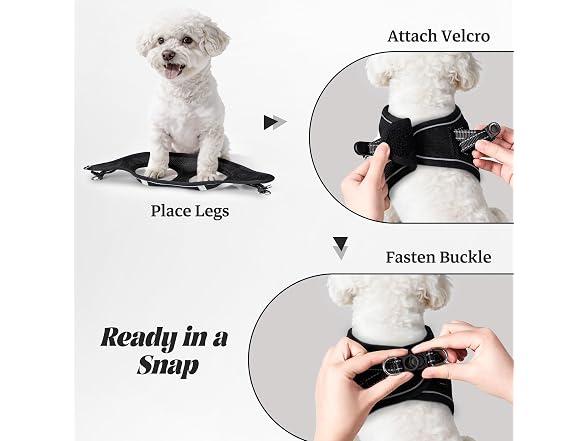 YIMEIS No-Pull Dog Harness Leash Set