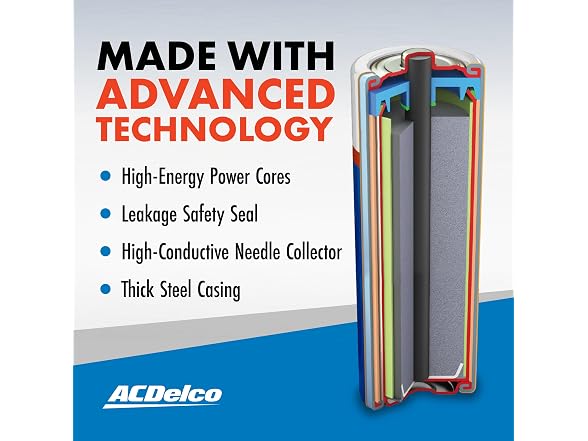 (8 Count) ACDelco D Batteries