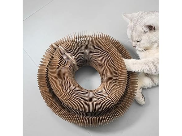 Magnetic Interactive Foldable Cat Scratcher Cardboard