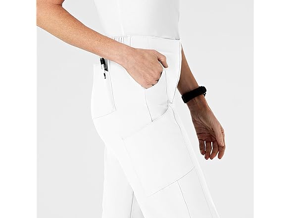 WonderWink Cargo Pant (LT) White