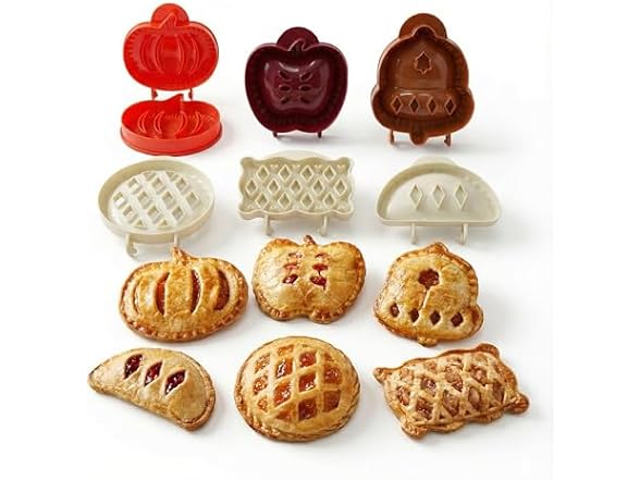 6 Pack Hand Dough Presser Molds