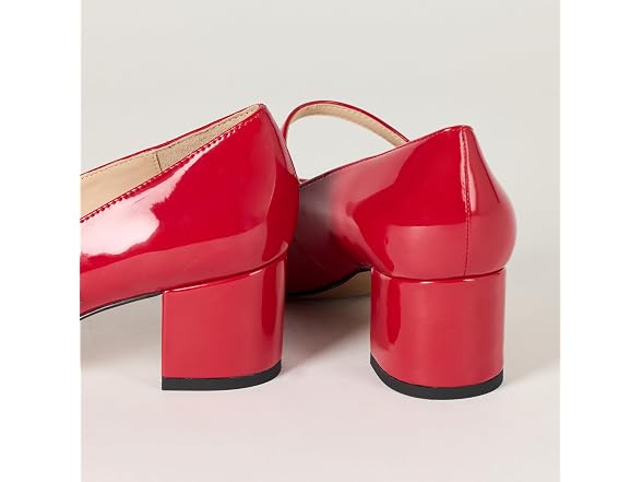 The Drop Women's Red Aoki Heeled Mary Jane (8)