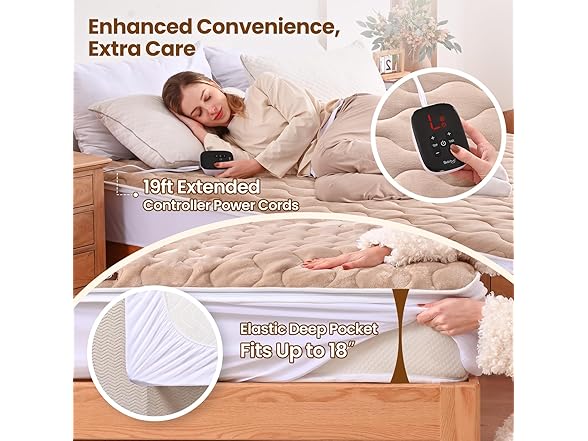 King Heated Mattress Pad