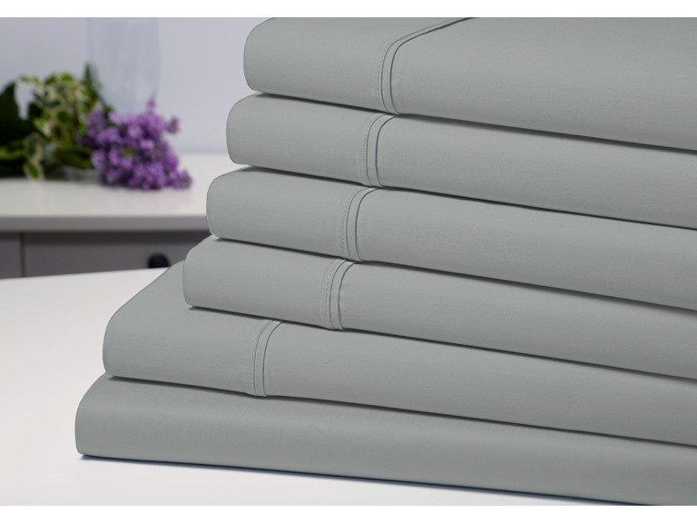 Bamboo 6-Piece 1800 Count Luxury Sheet Set