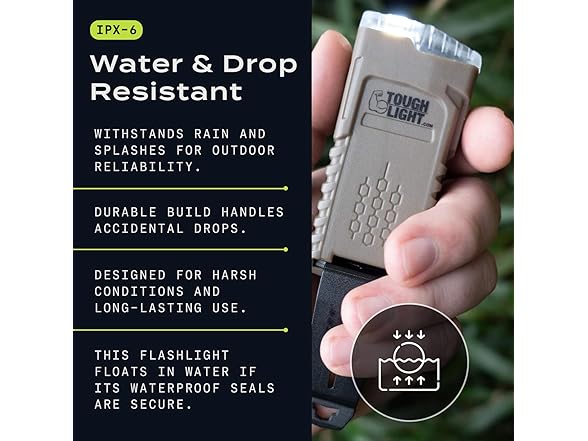 Tough Light USB Rechargeable Small LED