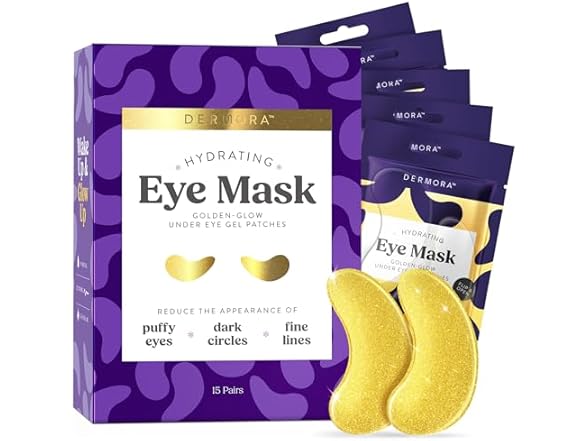 DERMORA Golden Glow Under Eye Patches
