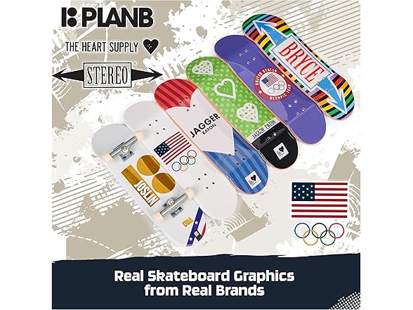 TECH DECK, Team USA Sk8 6-Pack