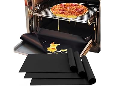 $9.99, Was $13.63, 26% Off! Demiwise 3 Pack Oven Liners for Bottom of Oven, 16x24 dealfomo