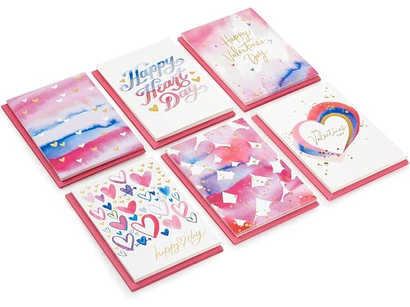 Hallmark Valentine's Day Cards 36ct Gold