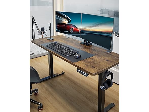 ErGear  Standing Desk, Vintage Brown