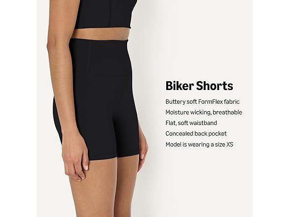 Amazon Essentials Women Active FormFlex 5" Biker Shorts