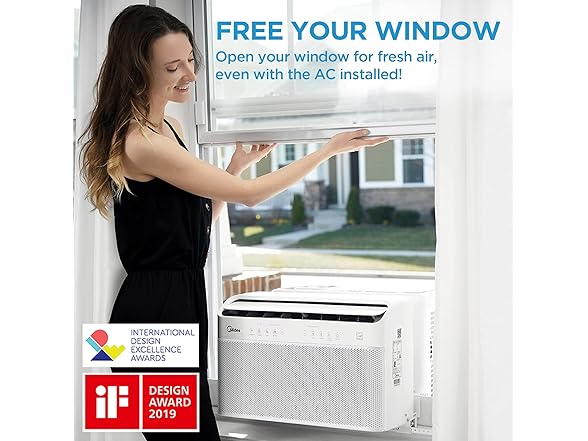 Midea MAW12V1QWT U-Shaped Window AC