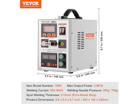 VEVOR Battery Spot Welder