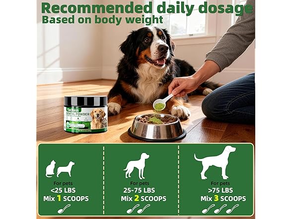 YacBass 2Pk Dog Dental Powder