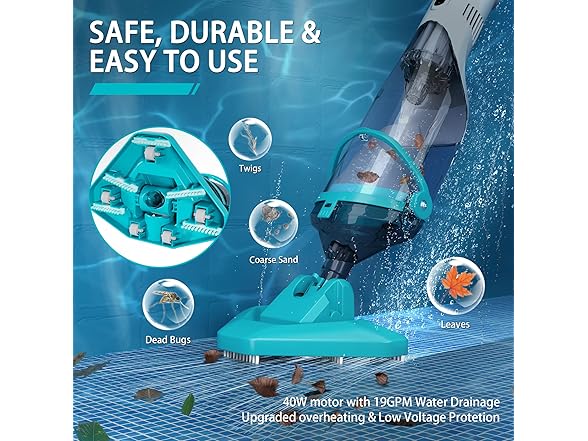 FOTING Cordless Handheld Spa Vacuum