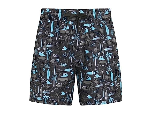 Kanu Surf Men's Black Yacht Swim Trunk (M)