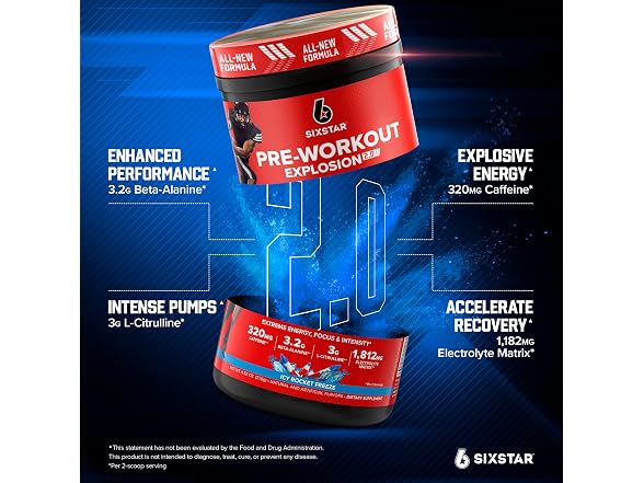 Six Star | Pre-Workout Powder for Men &
