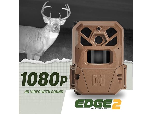 Moultrie Edge 2 Cellular Trail Camera, 3-Pack