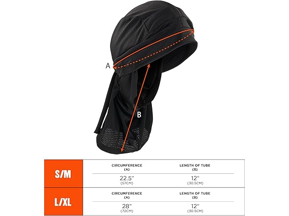Ergodyne Skullerz Mesh Dreadlock Tube