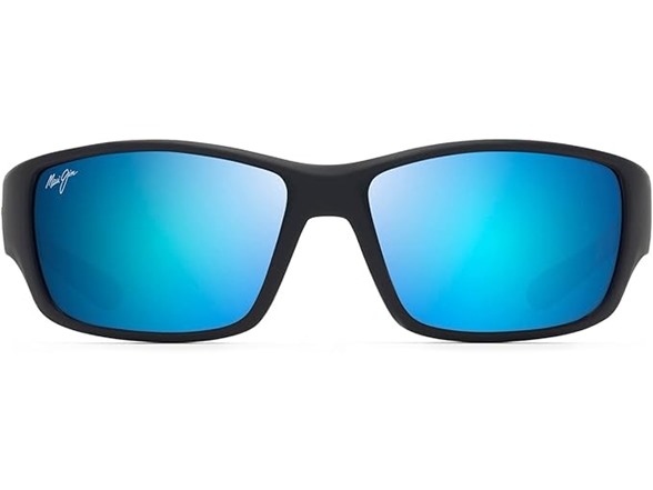 Maui Jim Mens Local Kine Polarized Wrap Sunglasses