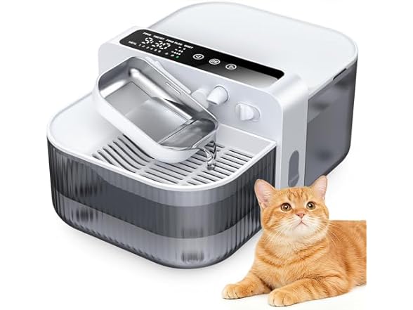 Wireless Cat Water Fountain with No Filters