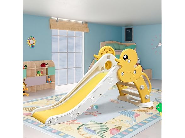 Tzou Toddler Slide Duck Foldable Slide