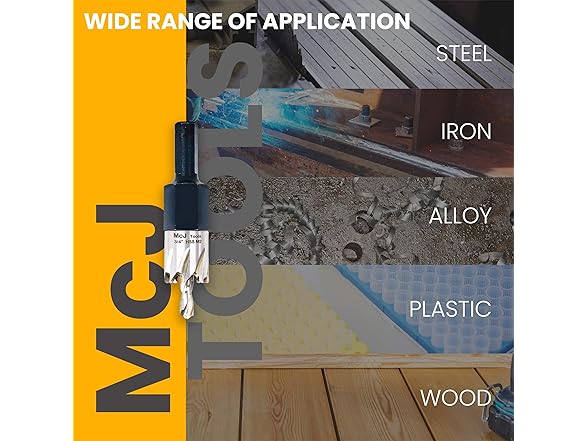 McJ Tools 16mm HSS M2 Drill Bit