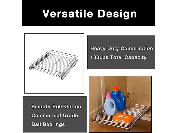 Smart Design Pull Out Shelf - Medium